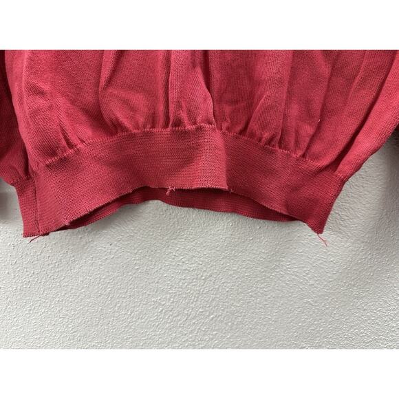 Mens Crown Club Sweater Size XL Red Embroidered Local UAW Union Auto Workers - Picture 5 of 12